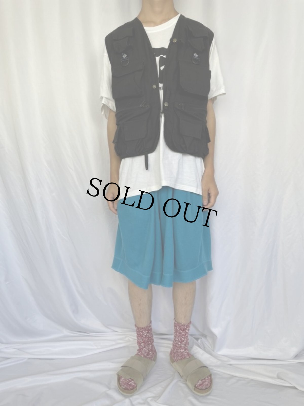 画像2: 90's Columbia PFG フィッシングベスト S (2)