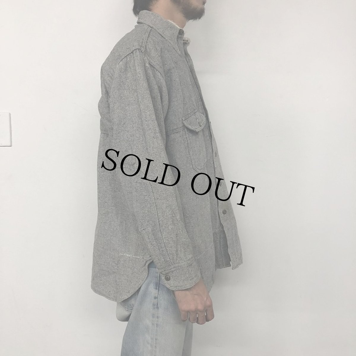 画像4: 40's MONTGOMERY WARD ウールワークシャツ (4)