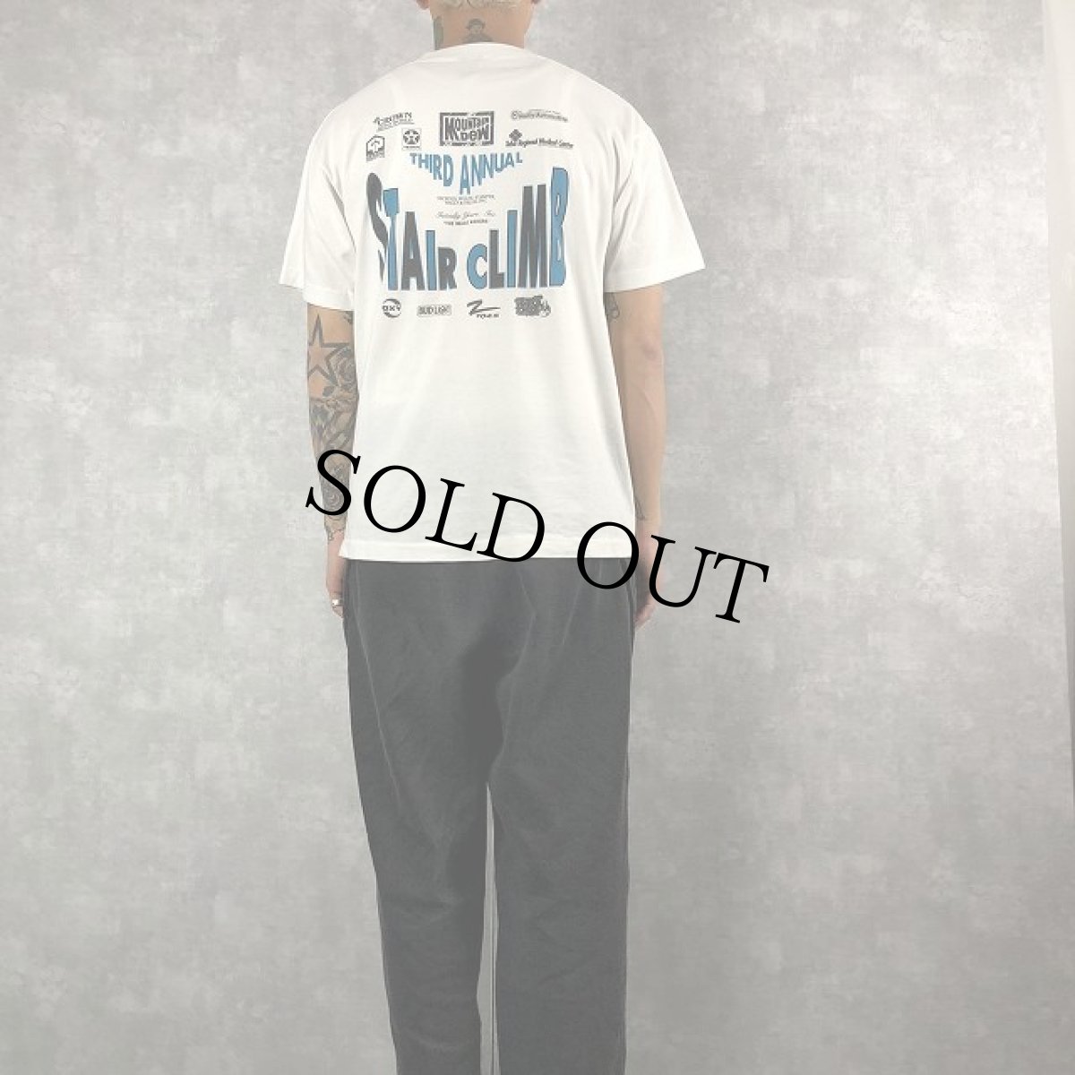 画像5: 90's M.C. ESCHER　Relativity "cystic fibrosis stair climb" アートTシャツ L (5)