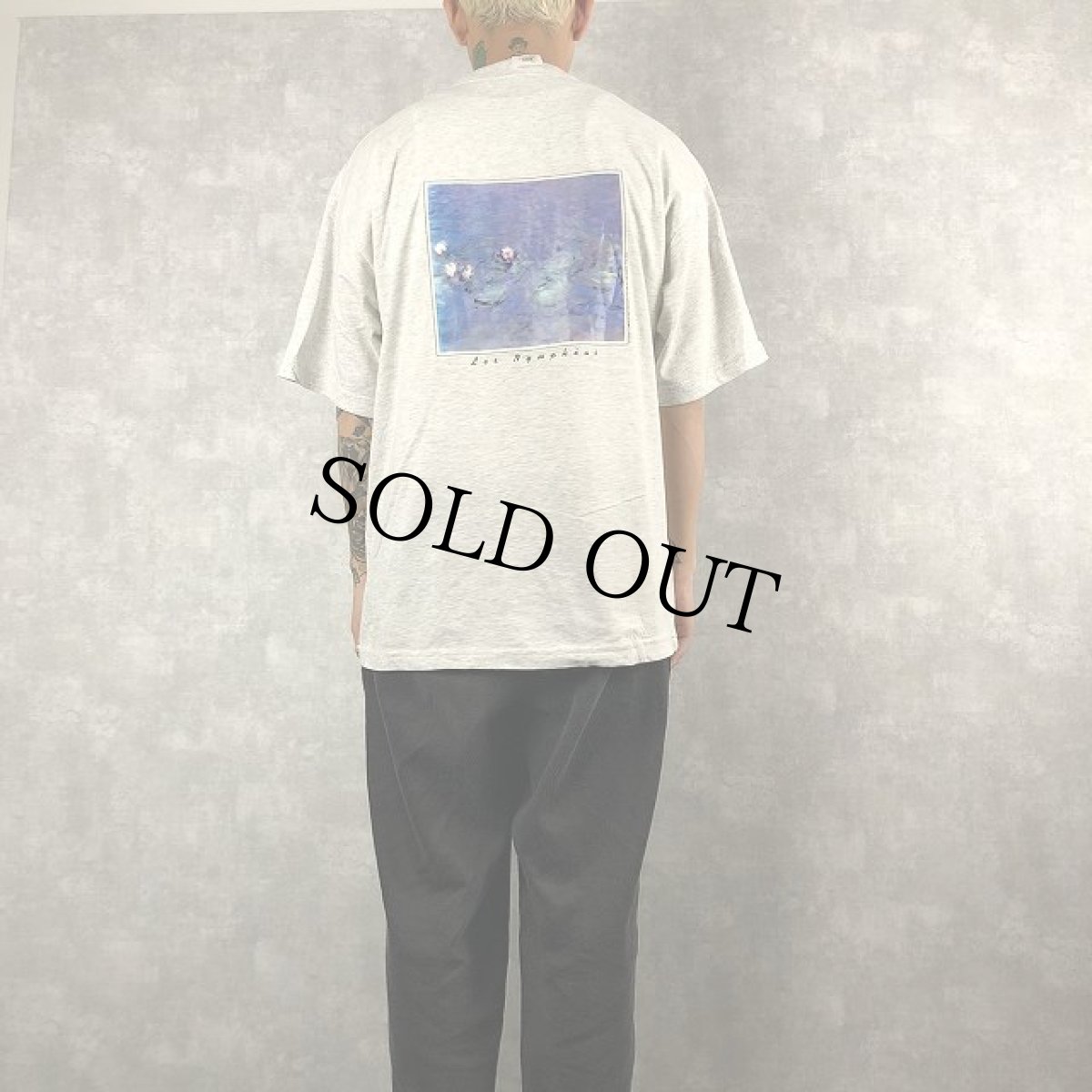 画像5: Claude Monet "Les Nymph?as" アートTシャツ (5)