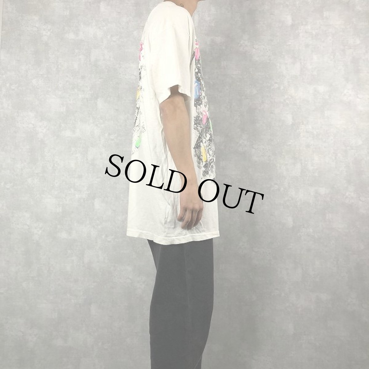 画像3: 1989 Rolling Stones "North American Tour" 大判プリント ロックバンドTシャツ (3)