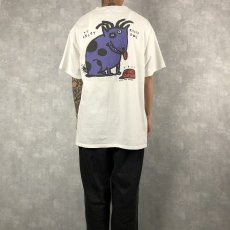 画像5: 90's Big Hed Designs "RASTA DOG" アートTシャツ XL (5)