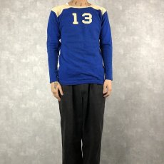 画像3: 40's GENERAL ATHLETIC PRODUCTS CO.  フェルトフットボールTシャツ 40 (3)