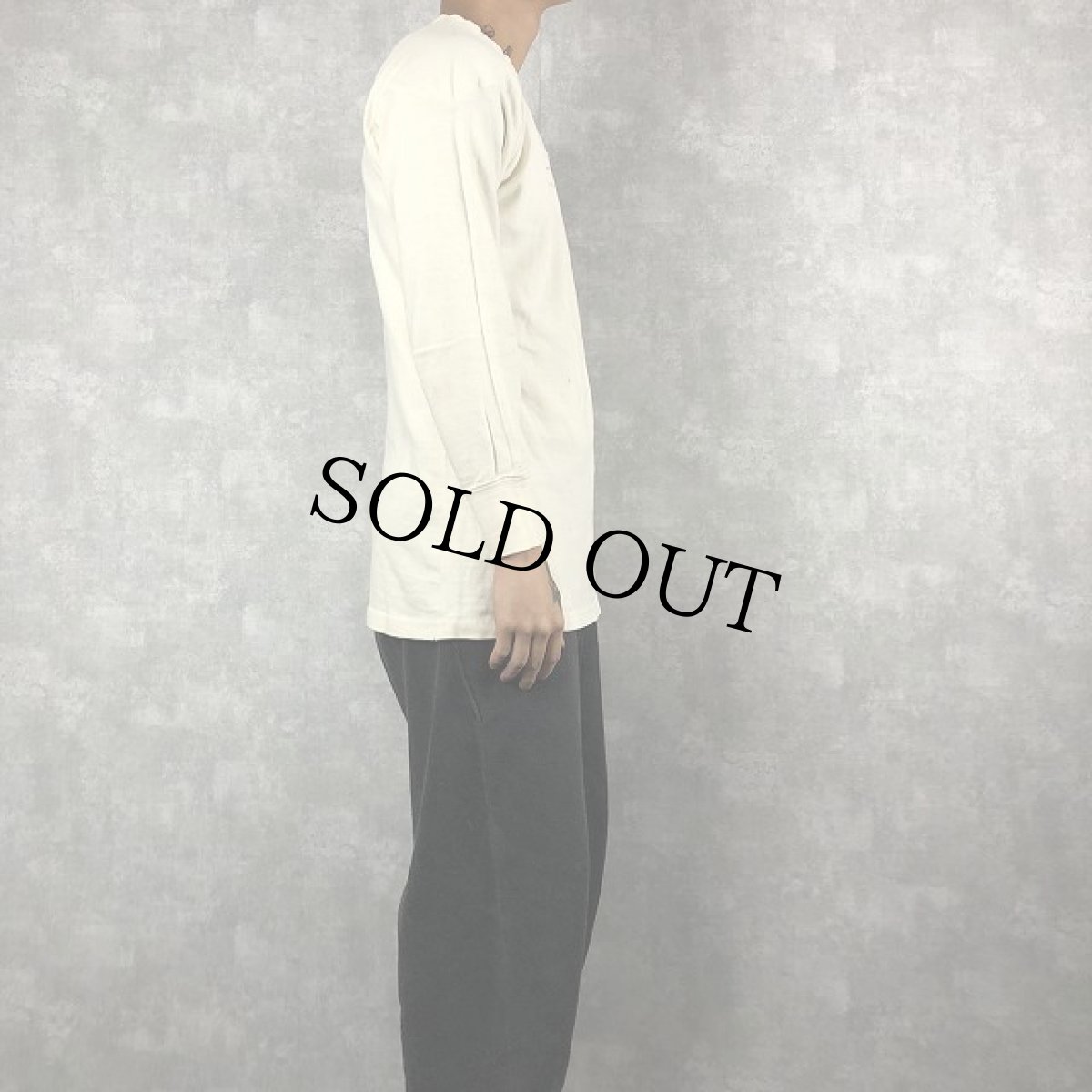 画像4: 40's Champion デカランタグ ステンシル入り フットボールTシャツ 42 (4)