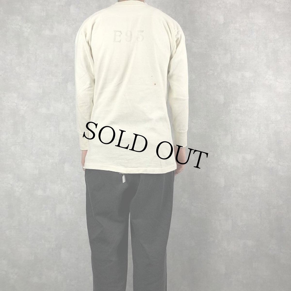 画像5: 40's Champion デカランタグ ステンシル入り フットボールTシャツ 42 (5)