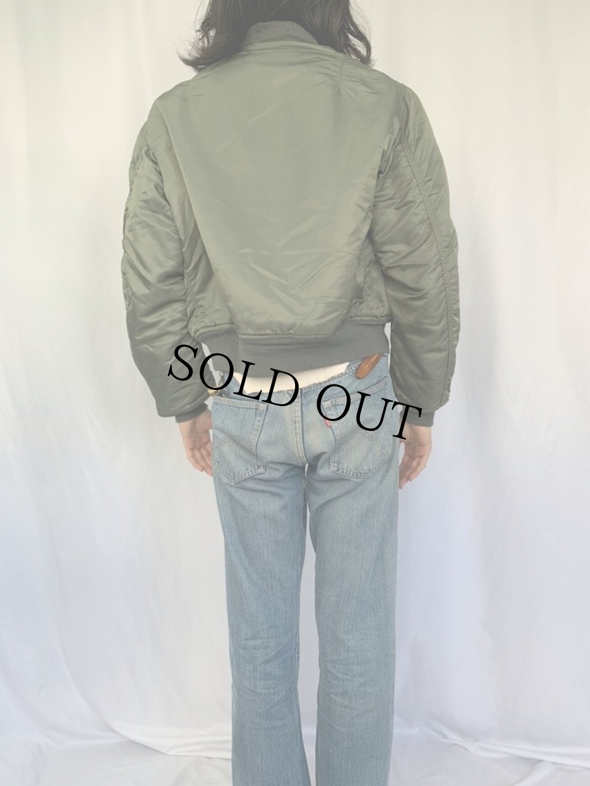 画像5: 70's U.S.AIR FORCE "MA-1 E-TYPE" フライングジャケット LARGE (5)