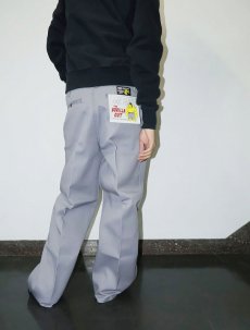 画像1: BEN DAVIS "THE GORILLA CUT" ゴリラカットパンツ LT. GREY フラッシャー付き未使用品 W34 L30 (1)