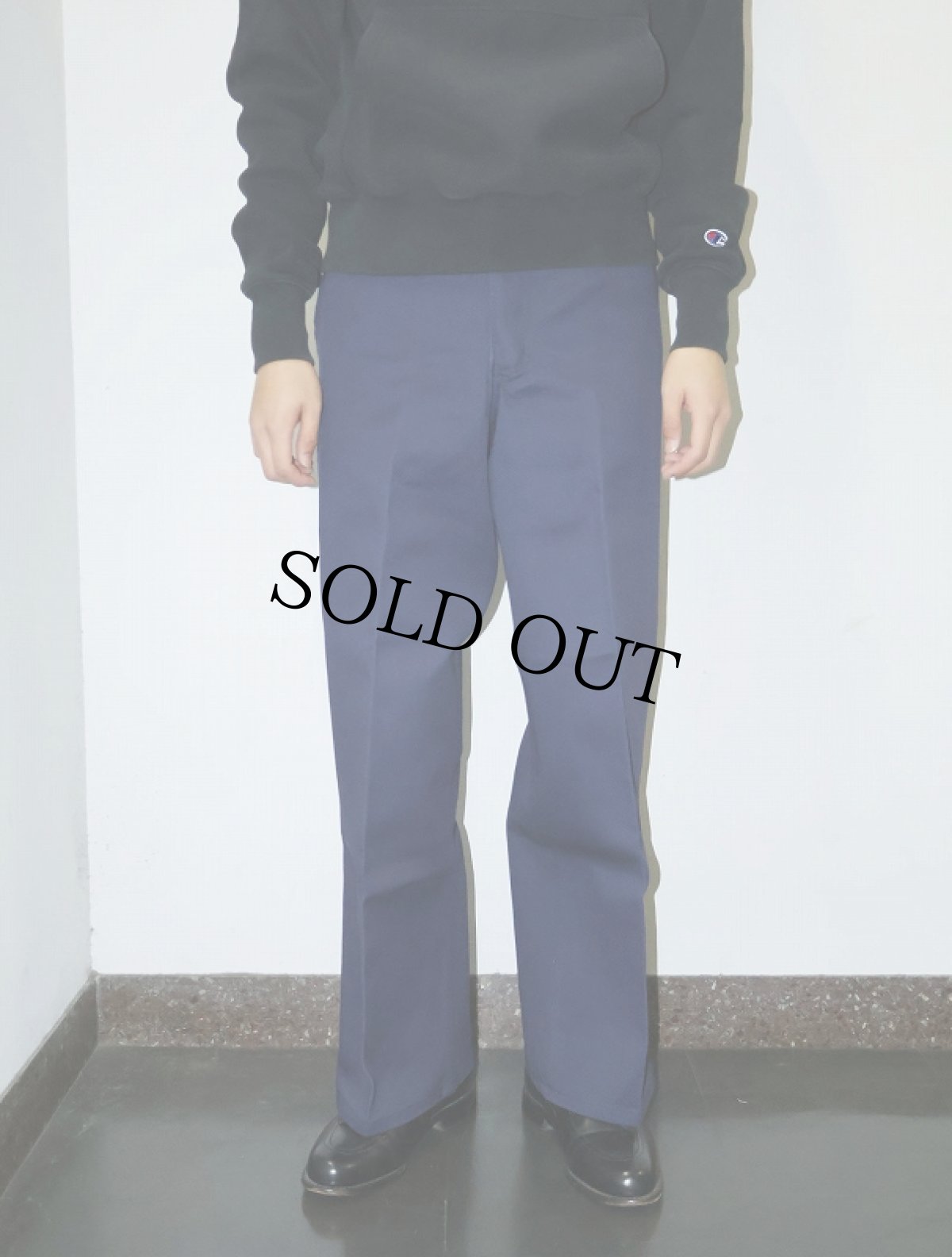 画像7: BEN DAVIS "THE GORILLA CUT" ゴリラカットパンツ NAVY フラッシャー付き未使用品 W30 L30 (7)