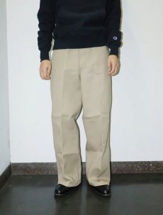 画像4: BEN DAVIS "THE GORILLA CUT" ゴリラカットパンツ KHAKI フラッシャー付き未使用品 W36 L30 (4)