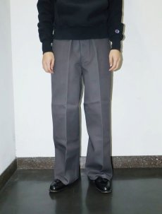 画像3: BEN DAVIS "THE GORILLA CUT" ゴリラカットパンツ CHARCOAL フラッシャー付き未使用品 W36 L30 (3)