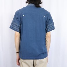 画像3: LEVEL7 コットン×レーヨンシャツ S (3)