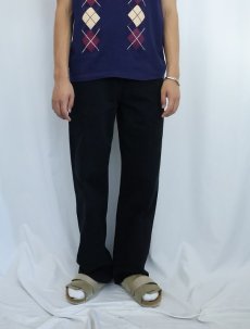 画像2: 90's Levi's SILVERTAB "LOOSE" ブラックデニムパンツ W31 (2)