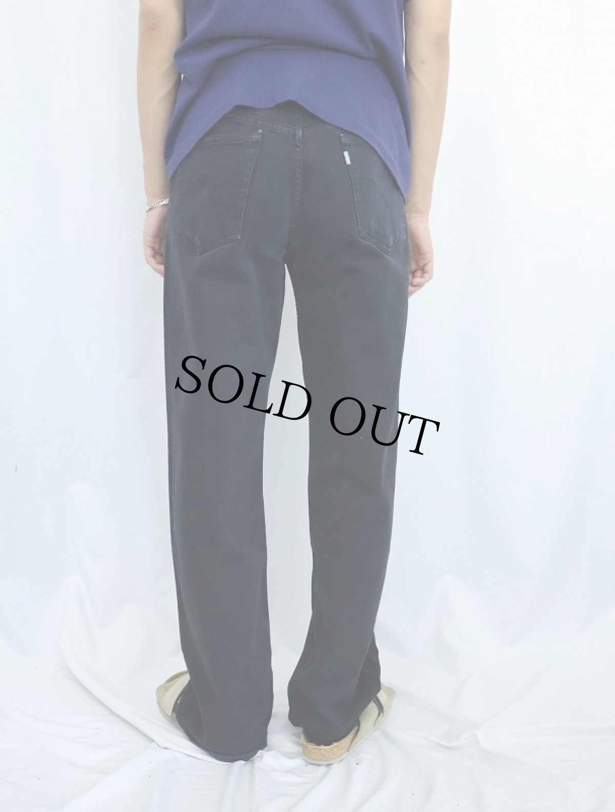 画像3: 90's Levi's SILVERTAB "LOOSE" ブラックデニムパンツ W31 (3)