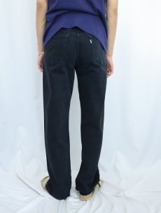 画像3: 90's Levi's SILVERTAB "LOOSE" ブラックデニムパンツ W31 (3)