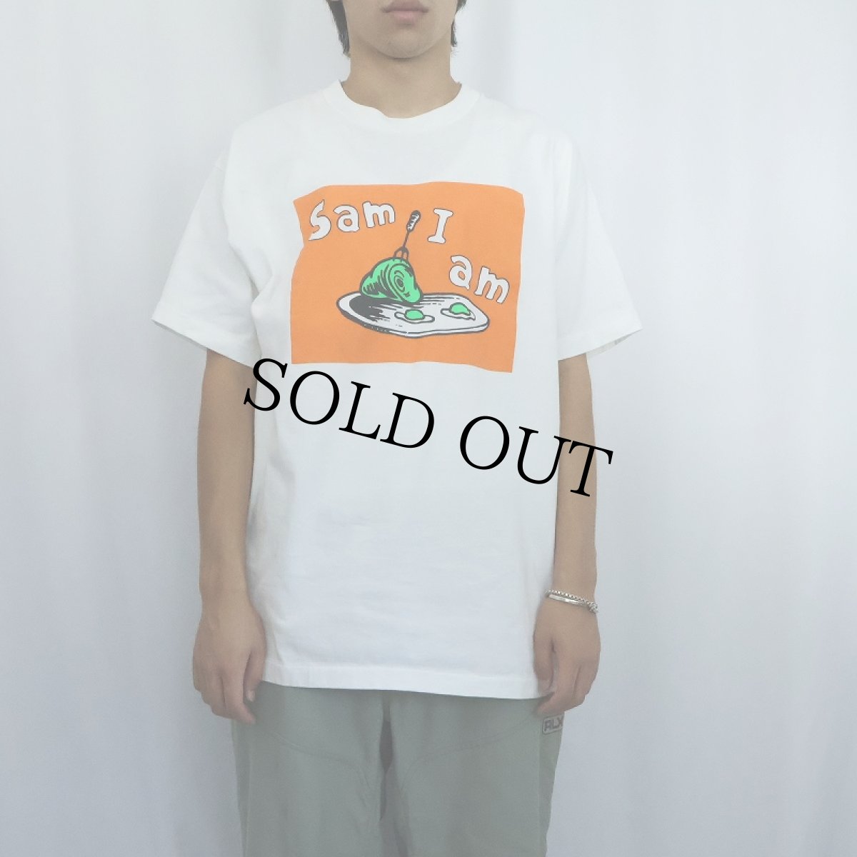画像2: 90's Dr.seuss "Sam I am" プリントTシャツ XL (2)