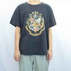 画像2: Harry Potter 映画プリントTシャツ BLACK L (2)