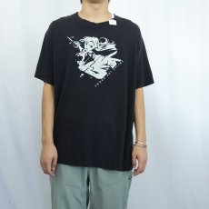 画像2: SWORD ART ONLINE ライトノベル キャラクタープリントTシャツ BLACK XL (2)