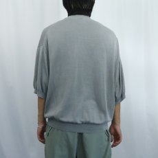 画像3: PRONTO-UOMO シルク×コットン 半袖ニットセーター XXL (3)