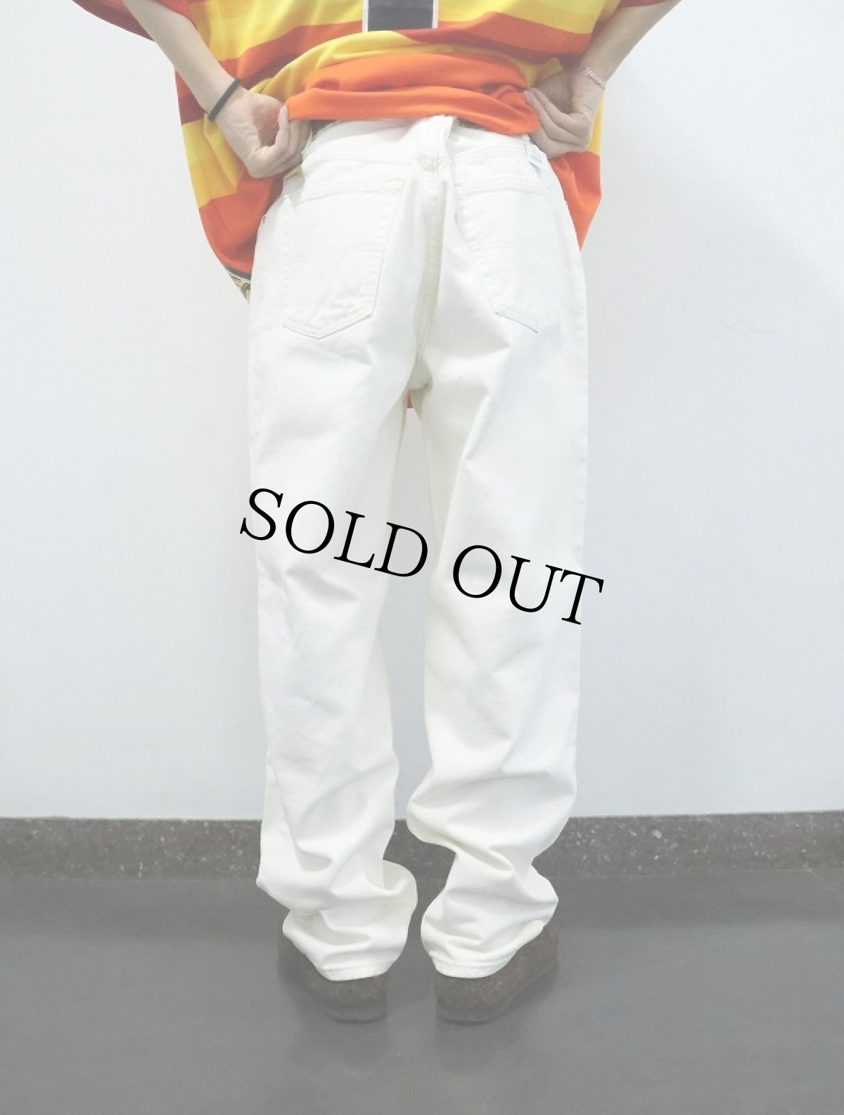 画像3: 90's Levi's SILVERTAB USA製 "LOOSE" ホワイトデニムパンツ W36 (3)