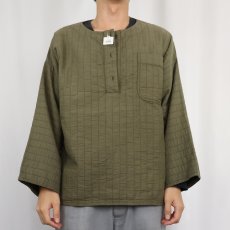 画像2: NAF NAF FRANCE製 ヘンリーネック キルティングジャケット (2)