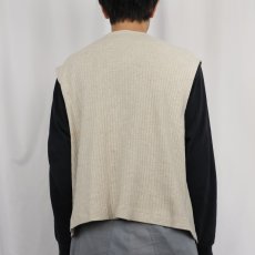 画像3: CHICO'S DESIGN リブ編み スウェットベスト M/L (3)