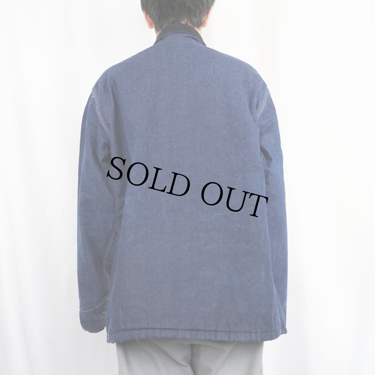 画像3: 70's OSH KOSH キルティングライナー デニムカバーオール (3)