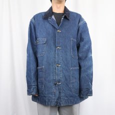 画像2: 70's Sears WORK LEISURE ブランケットライナー デニムカバーオール (2)