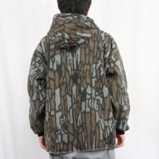 画像3: CLASSIC CAVES トレバークカモ柄 フリースジップパーカー (3)