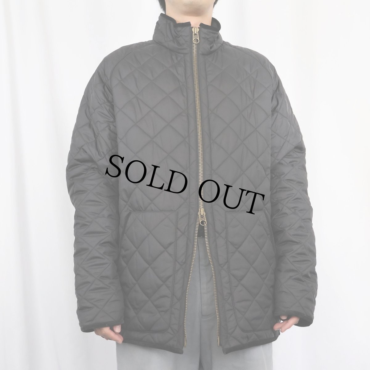 画像2: POLO Ralph Lauren 中綿入り キルティングジャケット BLACK XL (2)