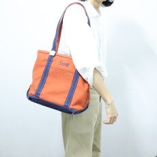 画像2: 90's〜 L.L.Bean USA製 "BOAT AND TOTE" ロングハンドル キャンバストートバッグ MEDIUM (2)