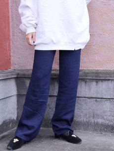 画像2: ST. JOHN BASICS USA製 ニットパンツ NAVY SIZE0 (2)
