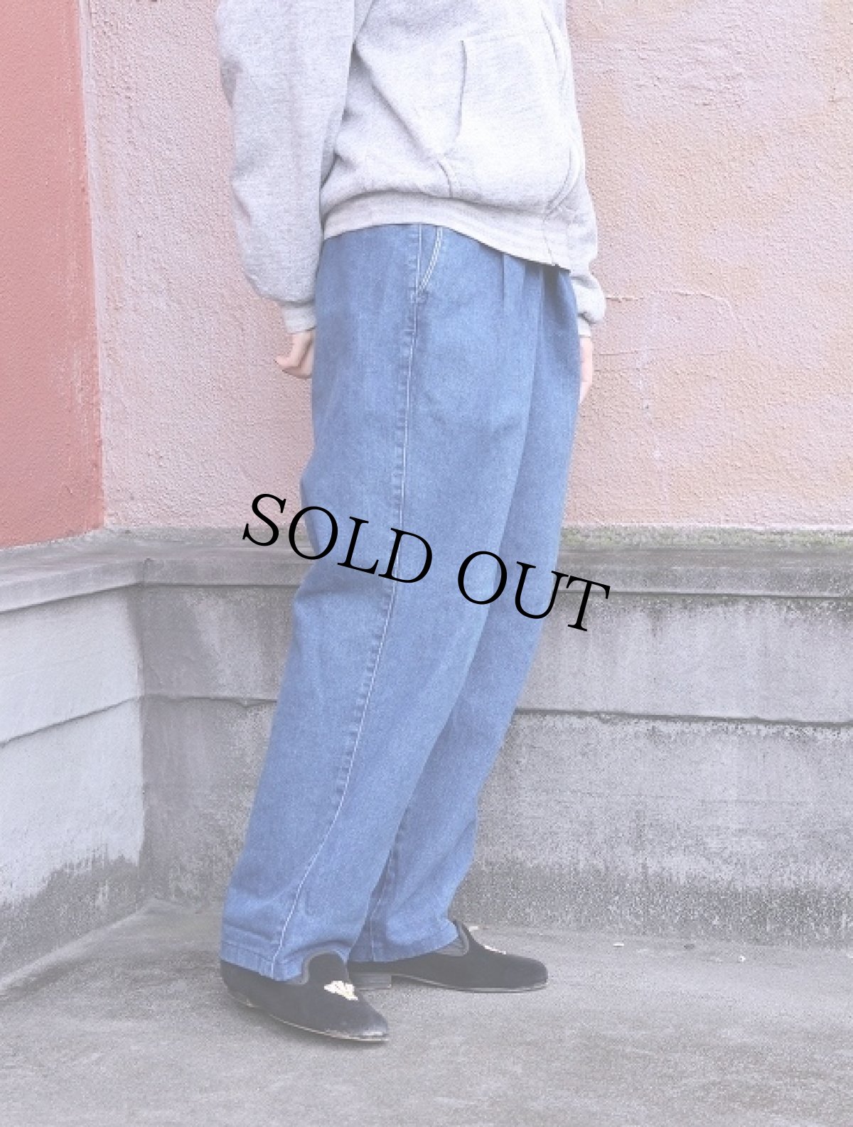 画像3: DOCKERS 2タック デニムパンツ W35 (3)