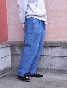 画像2: DOCKERS 2タック デニムパンツ W35 (2)