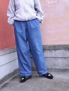 画像1: DOCKERS 2タック デニムパンツ W35 (1)