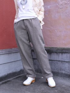 画像2: POLO Ralph Lauren 千鳥格子柄 2タック コットンスラックス W31 (2)