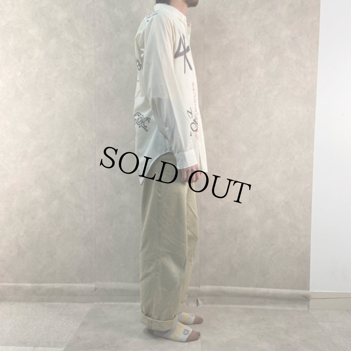 画像4: 70's ARROW ハンドペイントリメイクシャツ (4)