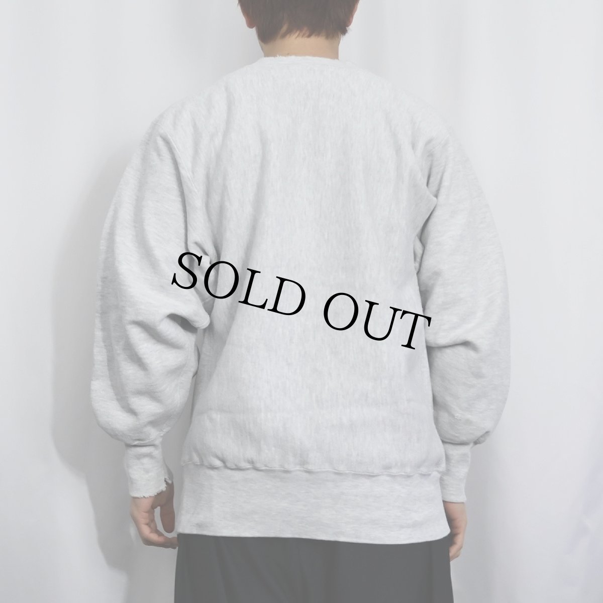 画像3: 90's Champion REVERSE WEAVE USA製 "COLORADO STATE ATH. DEPT" 染み込みプリントスウェット XL (3)