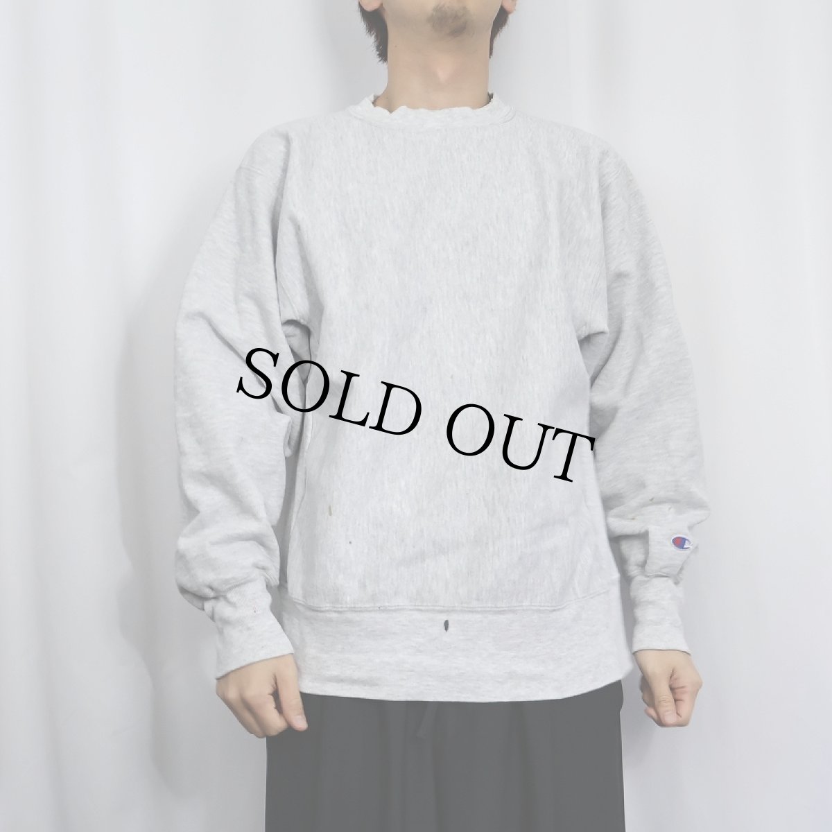 画像2: 90's Champion REVERSE WEAVE USA製 目無しスウェット L (2)