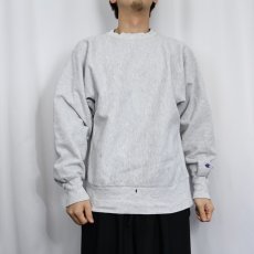 画像2: 90's Champion REVERSE WEAVE USA製 目無しスウェット L (2)