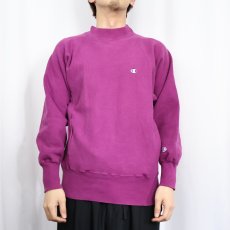 画像2: 90's Champion REVERSE WEAVE USA製 ポケット付き 目付きラグランスウェット M (2)