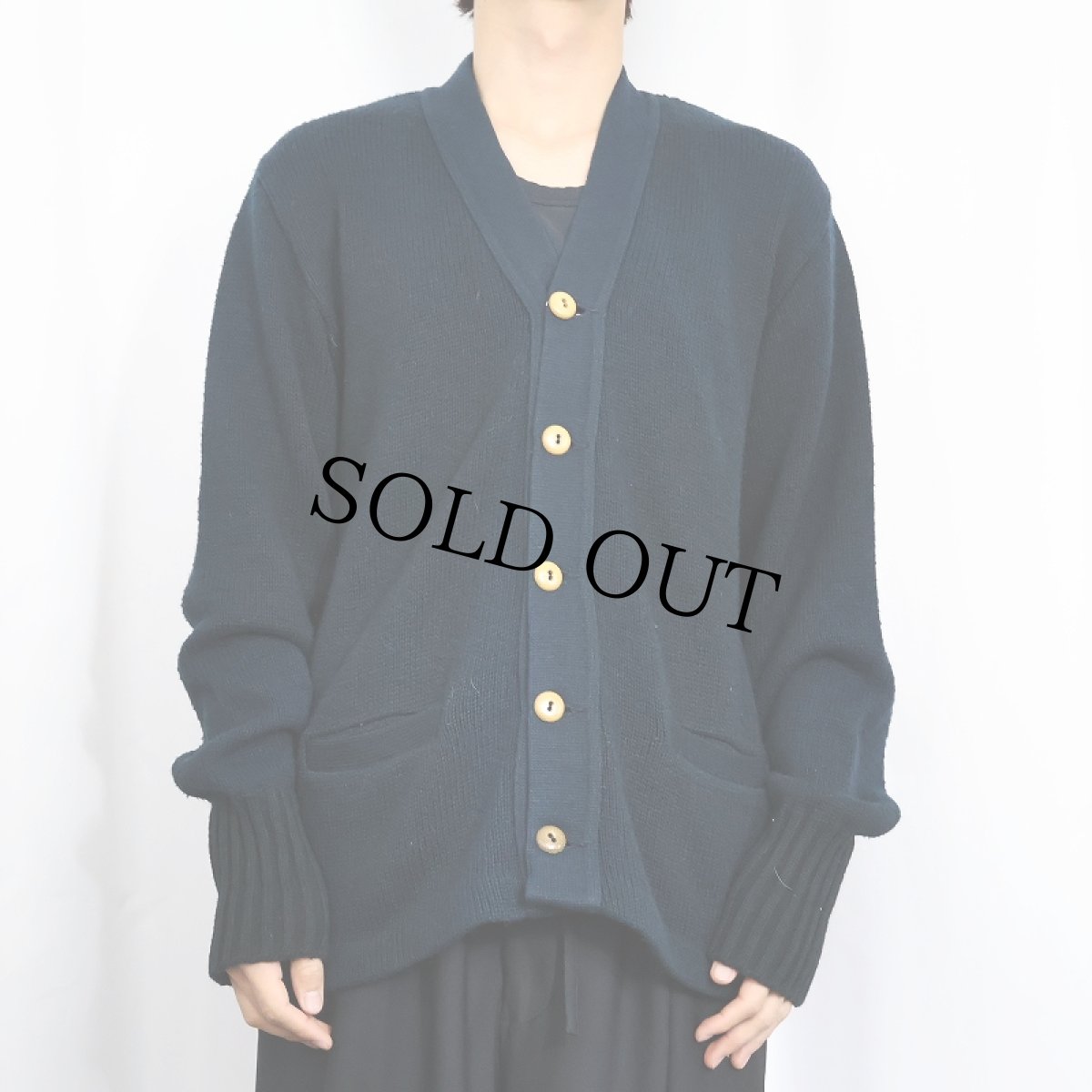 画像2: 50's B&J ATHLETIC CO. ウールニットカーディガン (2)