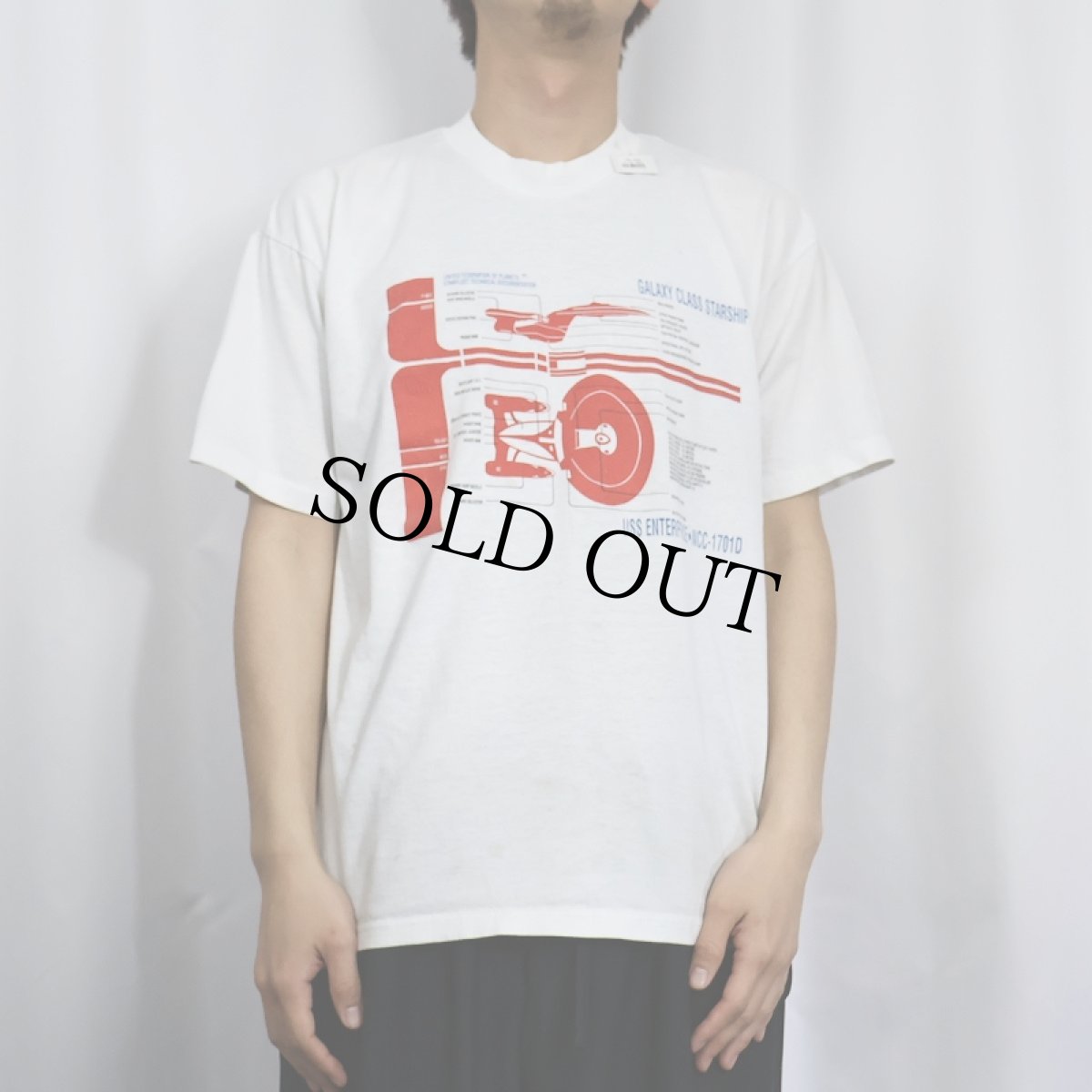 画像3: 90's STAR TREK The Next Generation テレビドラマプリントTシャツ XL (3)