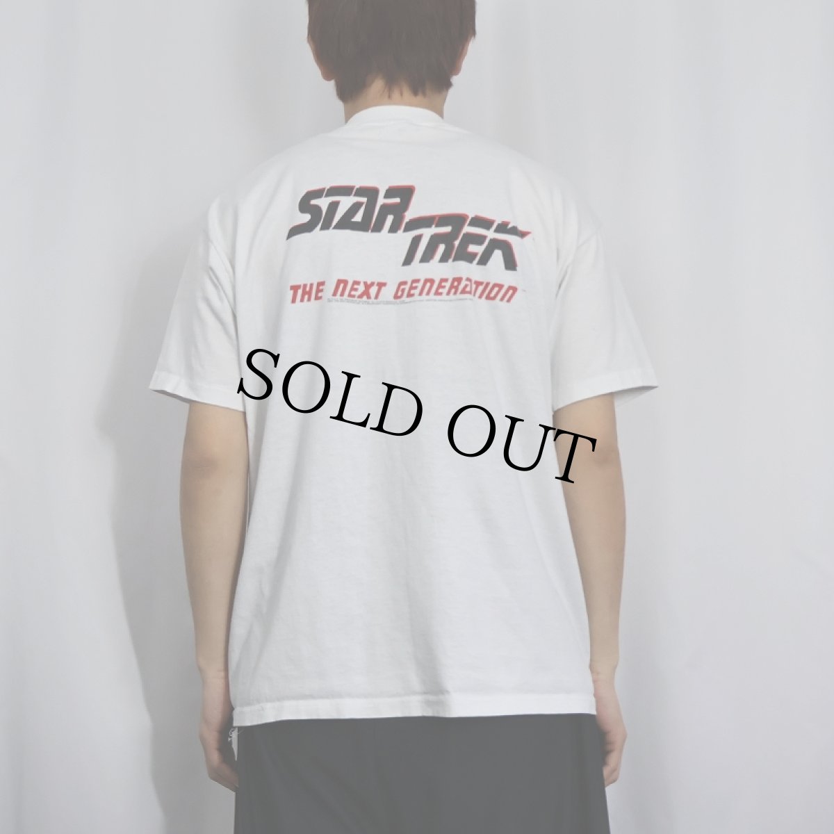画像4: 90's STAR TREK The Next Generation テレビドラマプリントTシャツ XL (4)