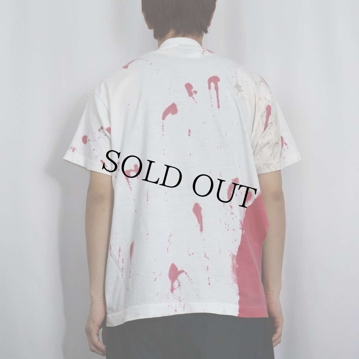 画像4: 90's USA製 "Shark Hunters Club" ギミック サメプリントTシャツ XL (4)