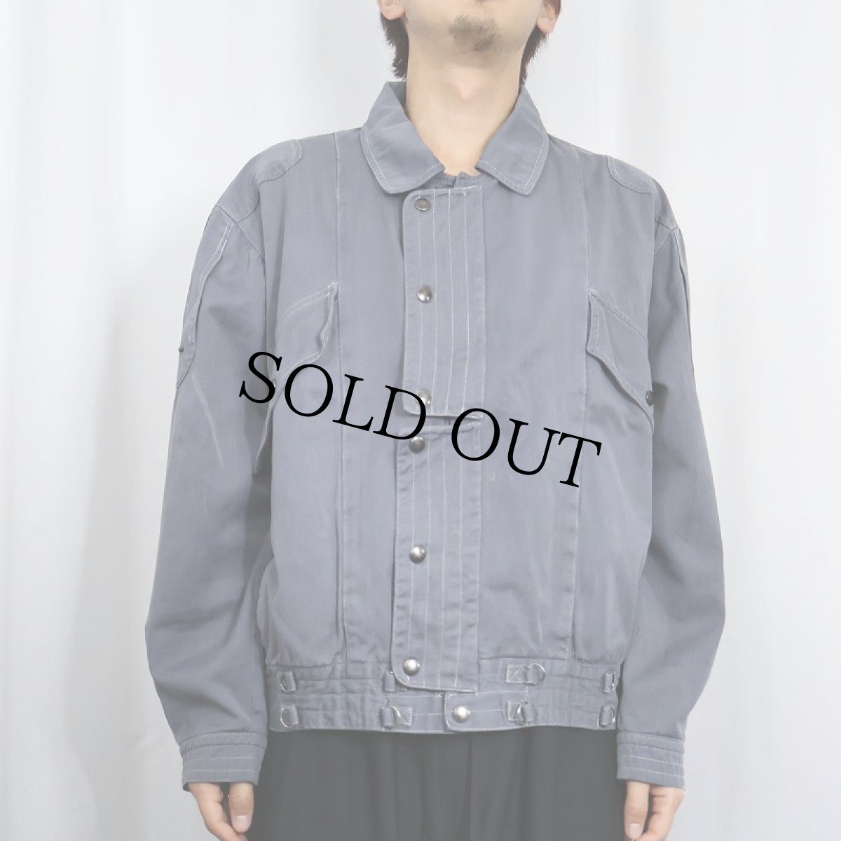 画像2: EURO デザインコットンジャケット XL (2)