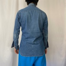 画像3: 50's Levi's "DENIM FAMILY" デニムウエスタンシャツ (3)