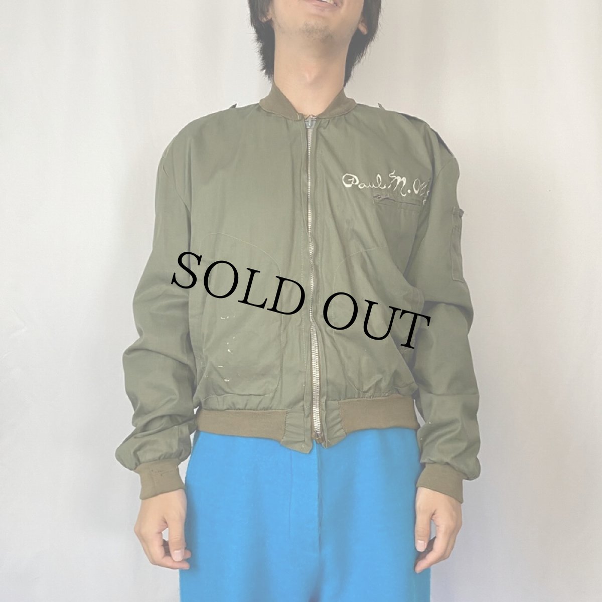 画像2: 50's Korean War ハンドペイント スーベニアジャケット (2)