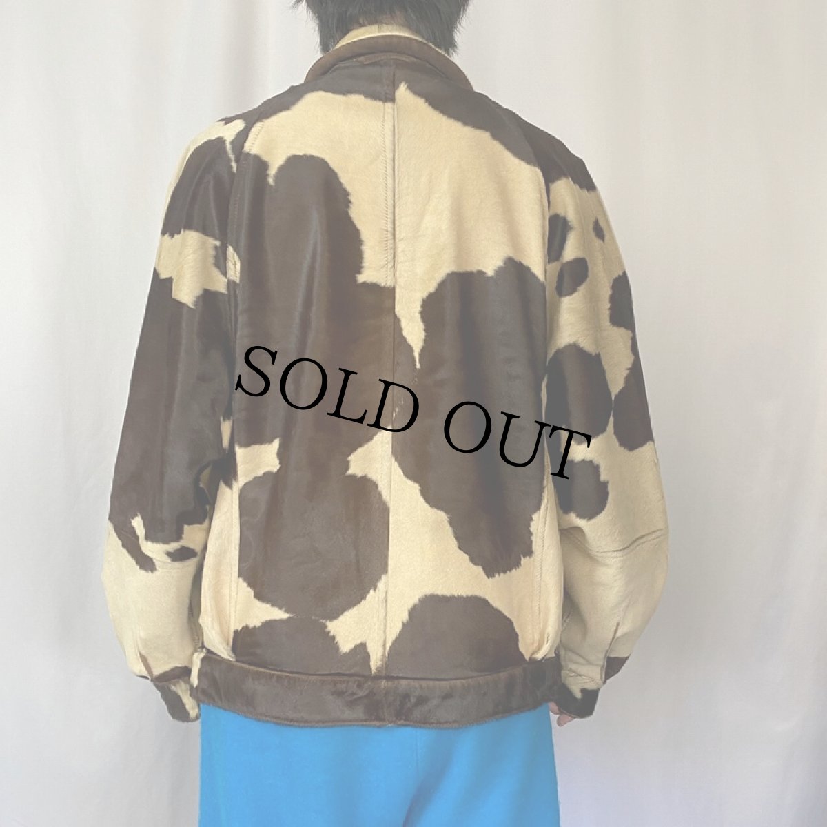 画像4: 80's UNKNOWN ハラコ×スウェード リバーシブルジャケット (4)