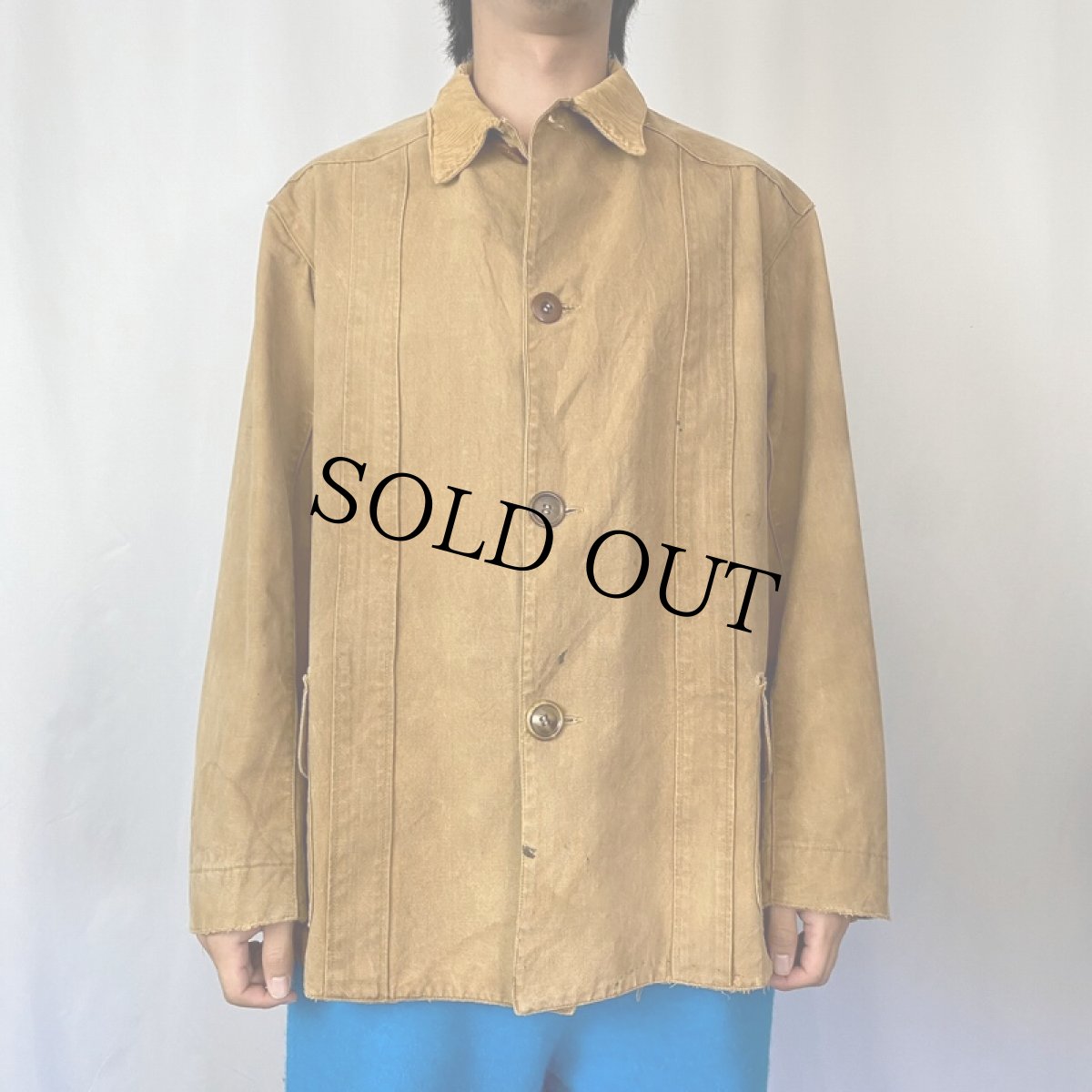 画像2: 【お客様お支払処理中】20's DUXBAK "MEN'S NORFOLK" ダックハンティングジャケット 42 (2)