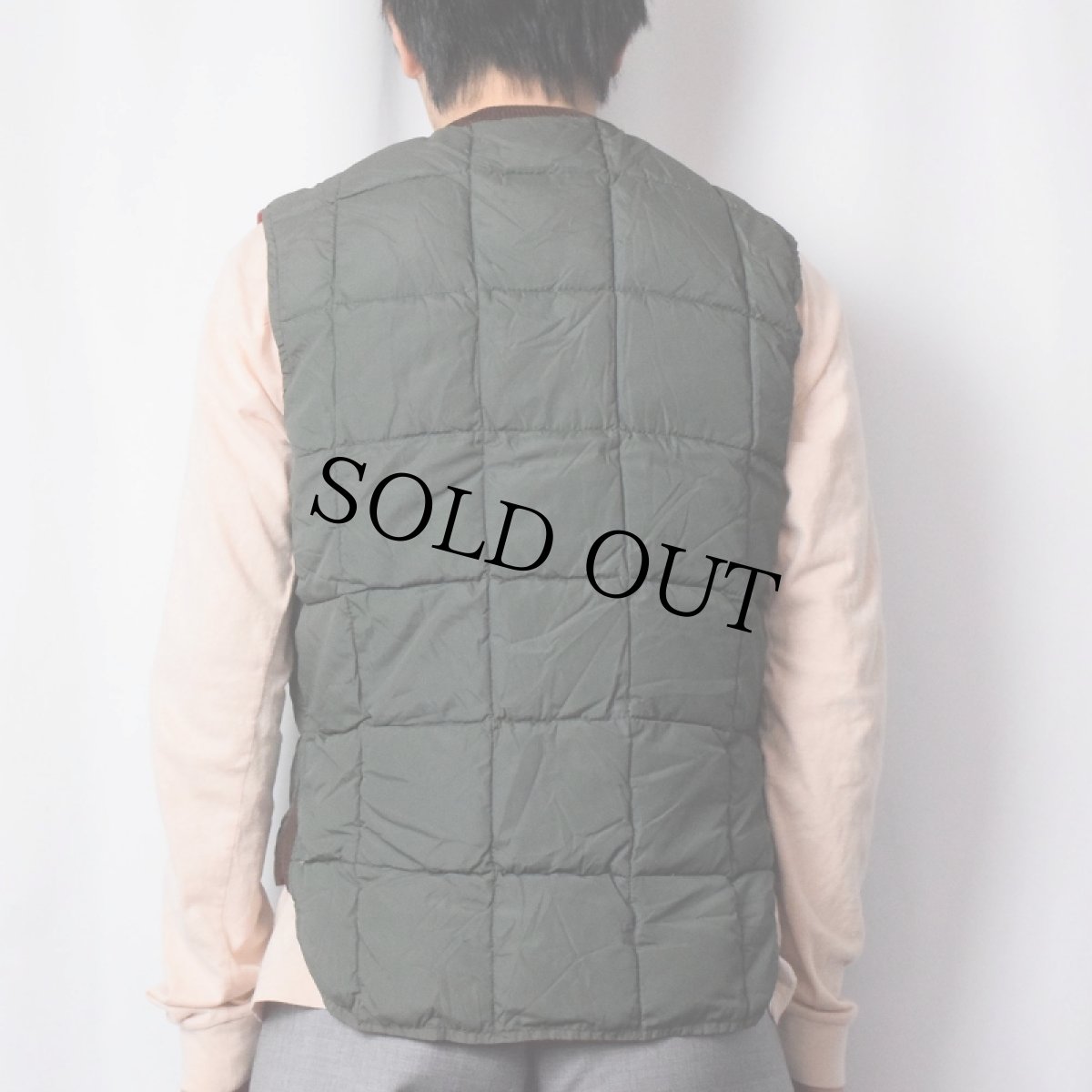 画像4: 60's〜 Holden's リバーシブル キルティングダウンベスト SIZE40 (4)